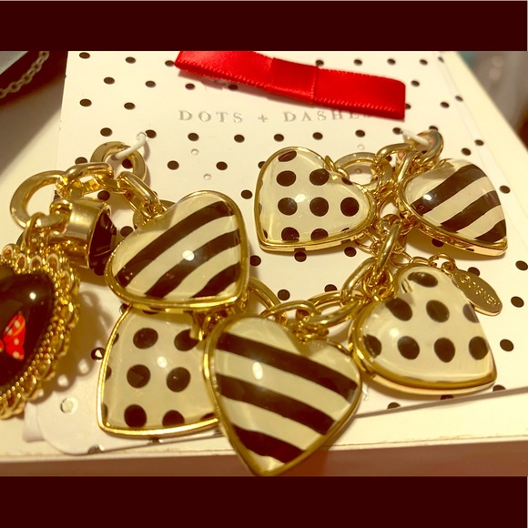 Disney Jewelry - Disney Minnie Mouse Dots & Dashes Link Bracelet